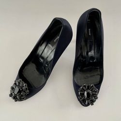 Bally Hami style stiletto shoes with Swarovski toes Bally Hami style stiletto shoes with Swarovski toes