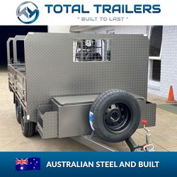 10x7 Flatbed Trailer #2 10x7 Flatbed Trailer #2