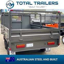 10x7 Flatbed Trailer #3 10x7 Flatbed Trailer #3