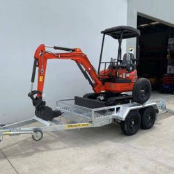 Plant Trailer for Excavator 3500KG 10x5 Plant Trailer for Excavator 3500KG 10x5