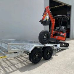 Plant Trailer for Excavator 3500KG 10x5 #3 Plant Trailer for Excavator 3500KG 10x5 #3