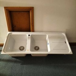 Reece, Franke Impact granite reversible double bowl sink Reece, Franke Impact granite reversible double bowl sink
