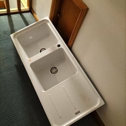 Reece, Franke Impact granite reversible double bowl sink #2 Reece, Franke Impact granite reversible double bowl sink #2