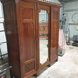 Large Antique Wardrobe Circa 1875 #3 Large Antique Wardrobe Circa 1875 #3