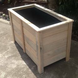 Hardwood raised planter boxes garden beds #3 Hardwood raised planter boxes garden beds #3