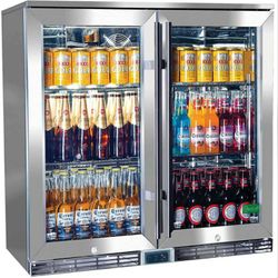 Rhino Stainless Steel Double Door Bar Fridge Rhino Stainless Steel Double Door Bar Fridge