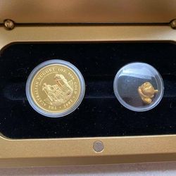 PROSPECTOR COIN & NUGGET SET PROSPECTOR COIN & NUGGET SET