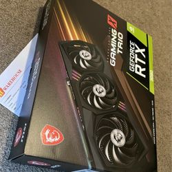 Brand New - unopened MSI Trio - 3090 Graphics Card Brand New - unopened MSI Trio - 3090 Graphics Card