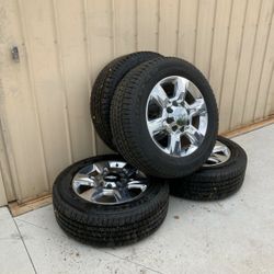 CHEV SILVERADO 4 ALLOY WHEELS & TYRES $1500 #3 CHEV SILVERADO 4 ALLOY WHEELS & TYRES $1500 #3