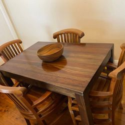 Solid timber 4 seater dining setting #3 Solid timber 4 seater dining setting #3